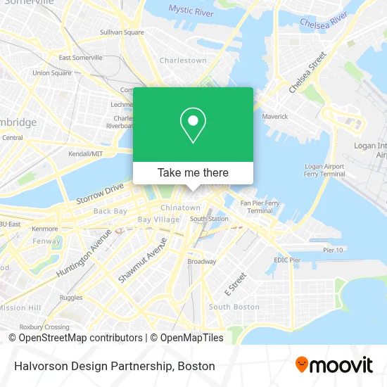 Halvorson Design Partnership map
