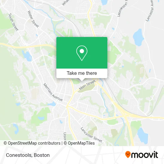Conestools map