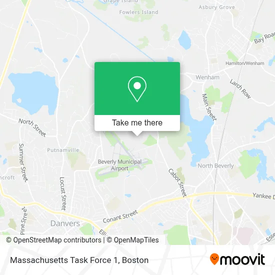 Massachusetts Task Force 1 map
