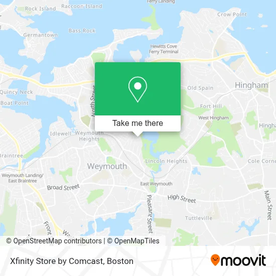 Xfinity Store by Comcast map
