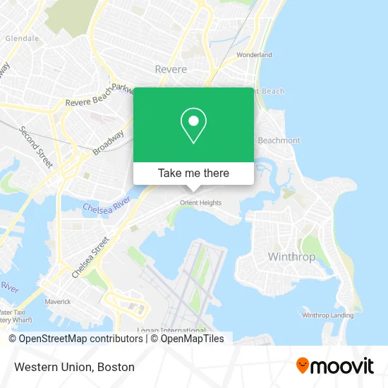 Western Union map