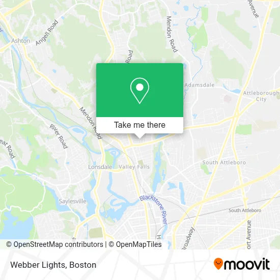 Webber Lights map
