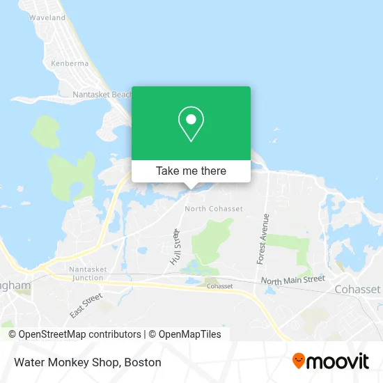 Water Monkey Shop map