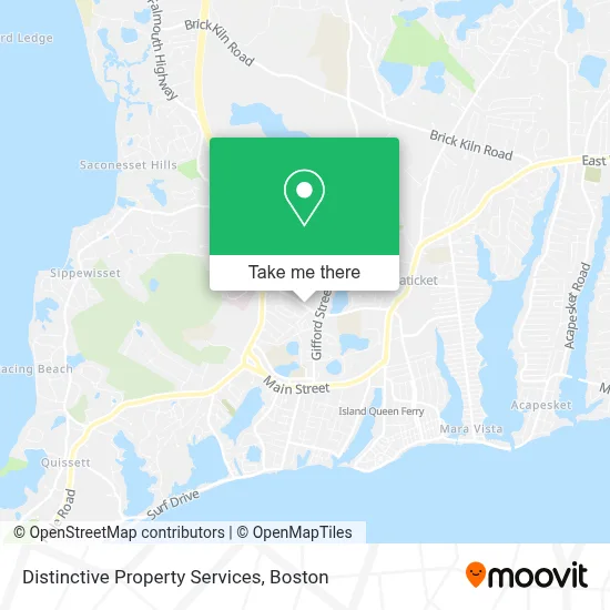Distinctive Property Services map