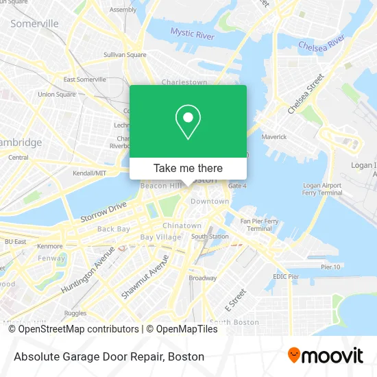 Absolute Garage Door Repair map