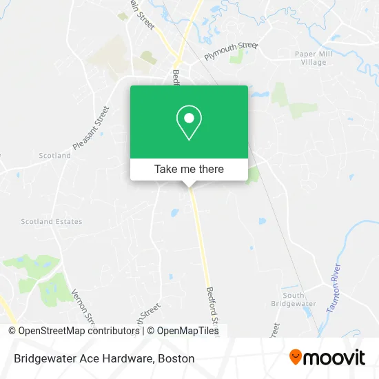Bridgewater Ace Hardware map