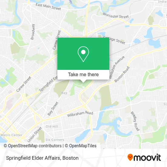 Springfield Elder Affairs map