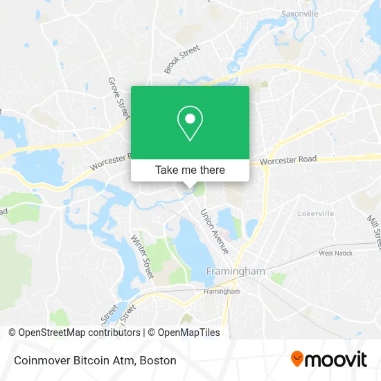 Coinmover Bitcoin Atm map