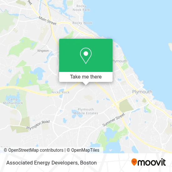 Associated Energy Developers map