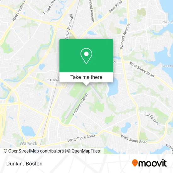 Dunkin' map