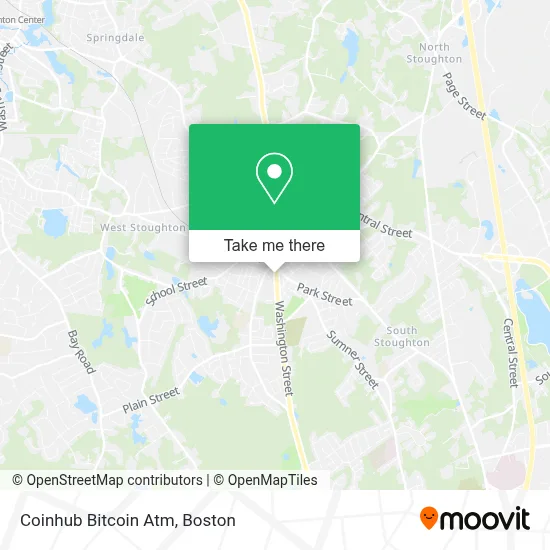 Coinhub Bitcoin Atm map