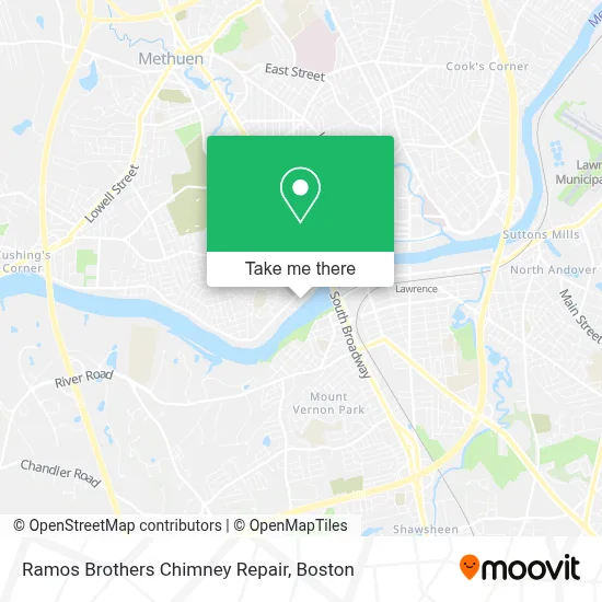Ramos Brothers Chimney Repair map