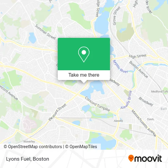 Lyons Fuel map