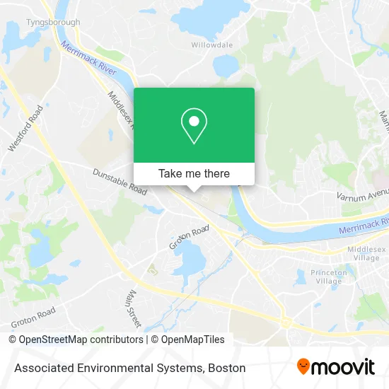 Associated Environmental Systems map