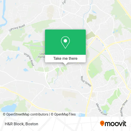 H&R Block map