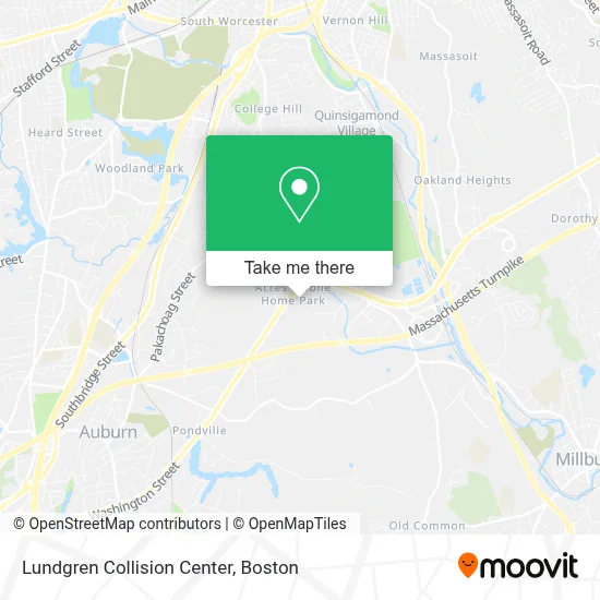 Lundgren Collision Center map