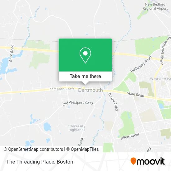 The Threading Place map