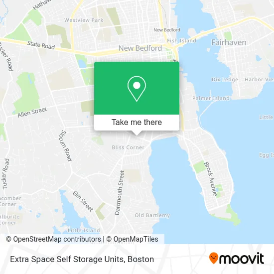 Extra Space Self Storage Units map