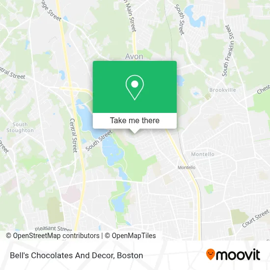 Bell's Chocolates And Decor map