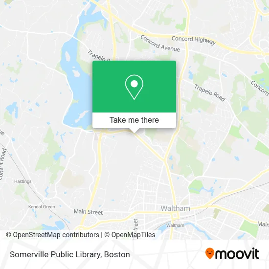 Somerville Public Library map