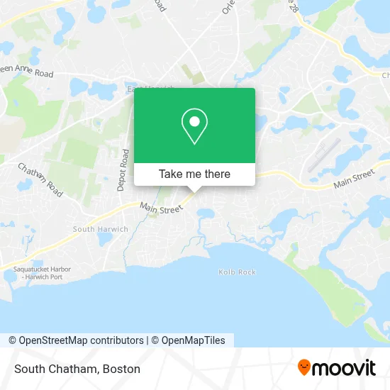 South Chatham map