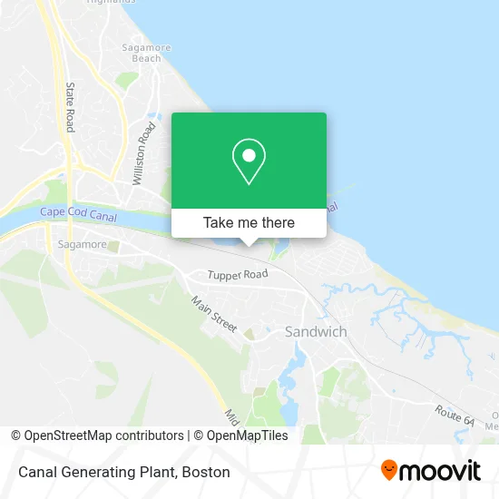 Canal Generating Plant map