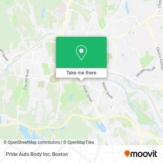 Pride Auto Body Inc map