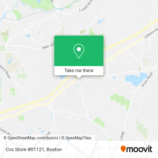 Cvs Store #01121 map