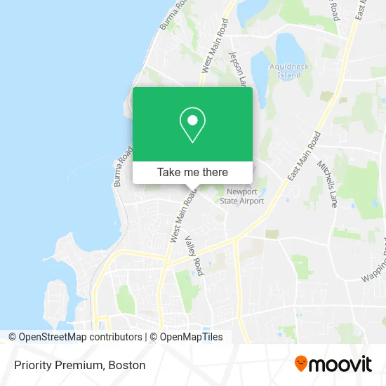 Priority Premium map