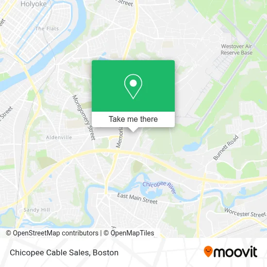 Chicopee Cable Sales map