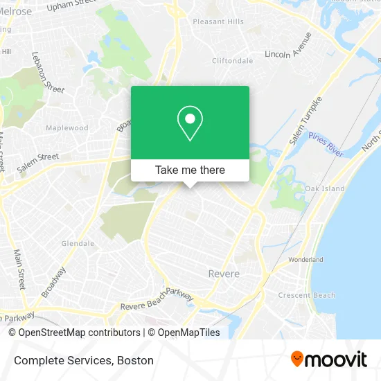 Complete Services map