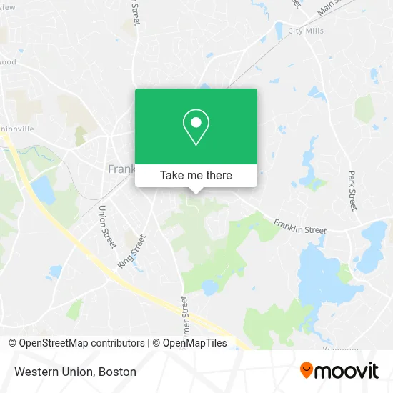 Western Union map