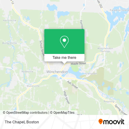 The Chapel map
