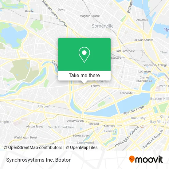 Synchrosystems Inc map