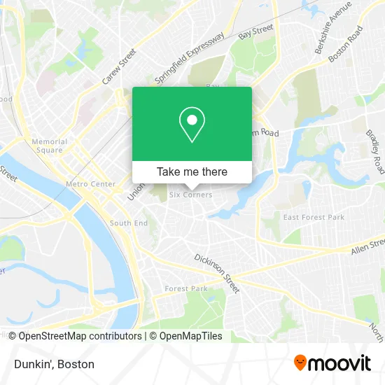 Dunkin' map