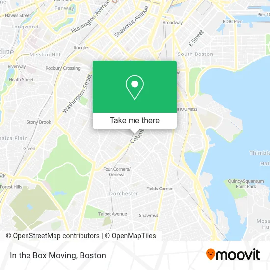 In the Box Moving map