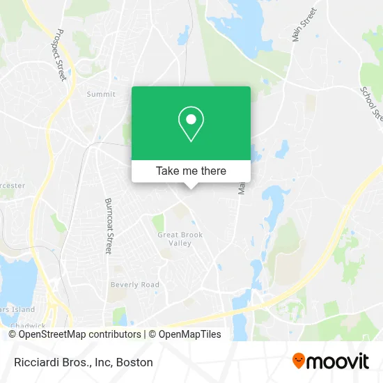 Ricciardi Bros., Inc map