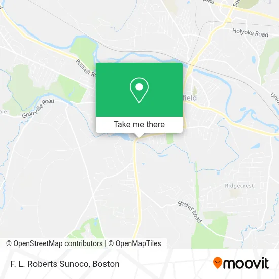 F. L. Roberts Sunoco map