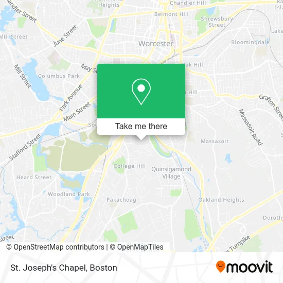St. Joseph's Chapel map
