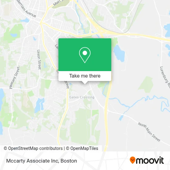 Mccarty Associate Inc map