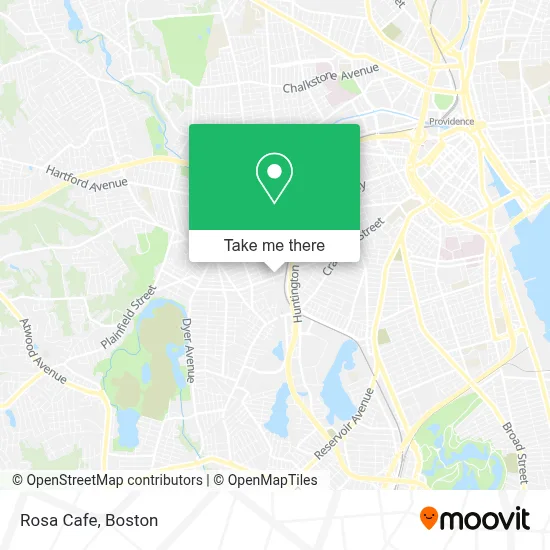 Rosa Cafe map