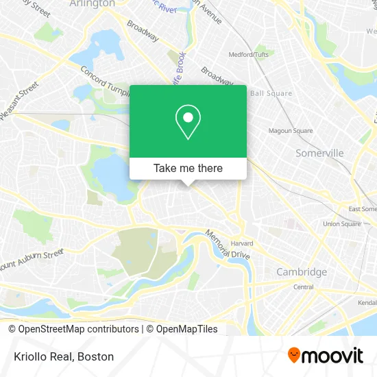 Kriollo Real map