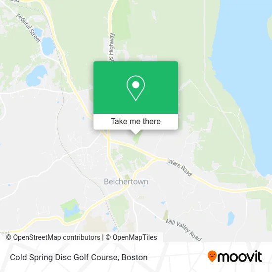 Cold Spring Disc Golf Course map