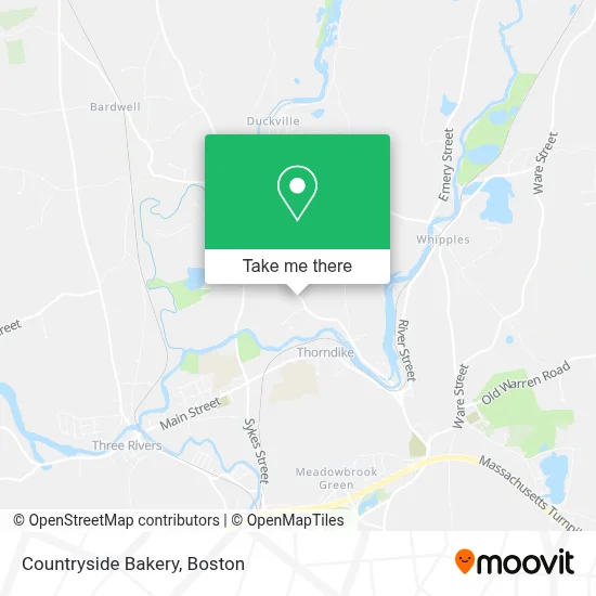 Countryside Bakery map