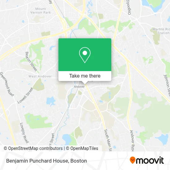 Benjamin Punchard House map