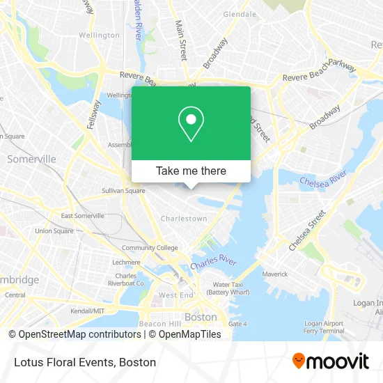 Lotus Floral Events map