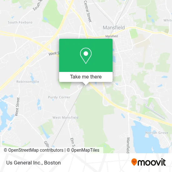 Us General Inc. map