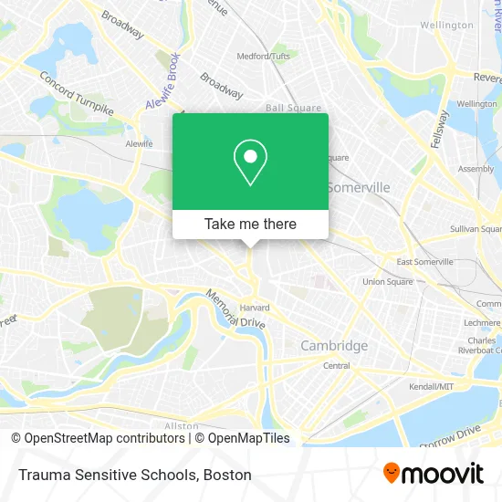 Trauma Sensitive Schools map