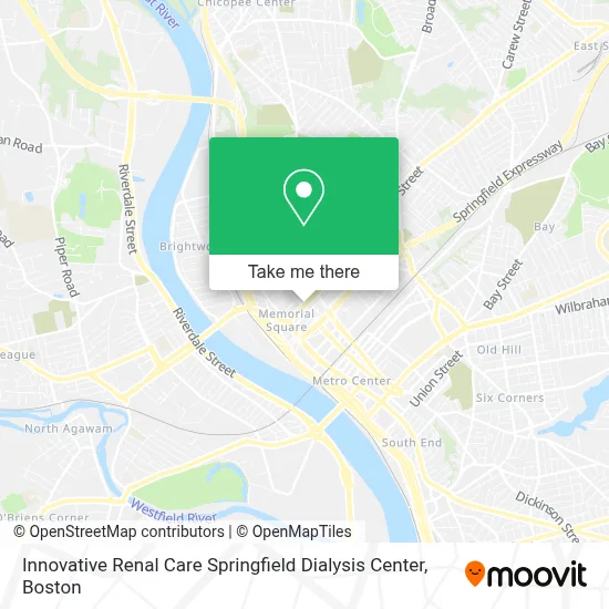 Innovative Renal Care Springfield Dialysis Center map