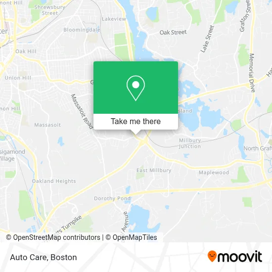 Auto Care map